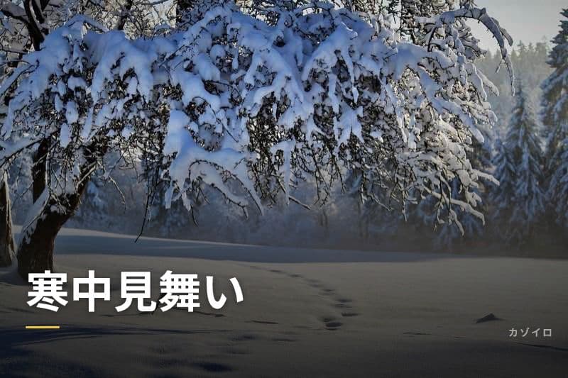 寒中見舞いの書き方・文例・時期・喪中の場合のマナーを徹底解説のサムネイル画像