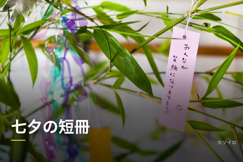 七夕の短冊の書き方｜2026年の願い事の例文と五色の意味・子どもの願いの叶え方