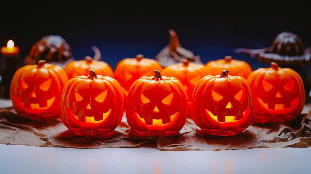 ハロウィンのかぼちゃランタン
