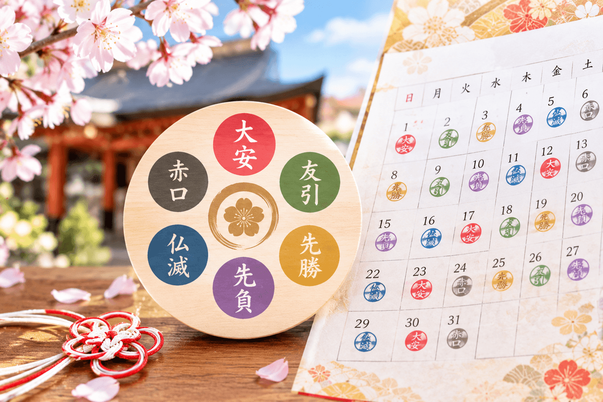 六曜と桜の暦