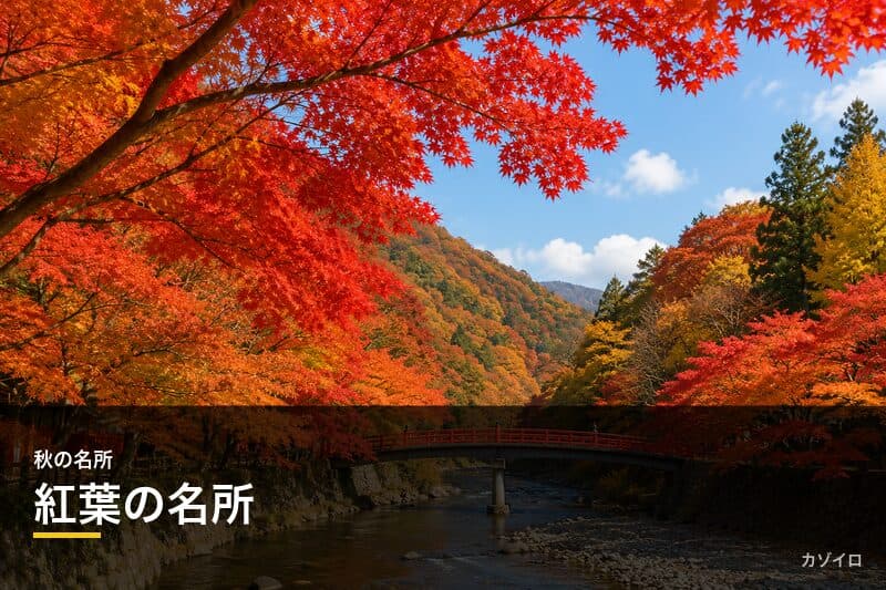 紅葉の名所おすすめ15選|全国の見頃時期と絶景の紅葉スポットを紹介のサムネイル画像